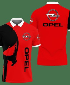 3D Printed Opel Ttt-Va Polo Shirt Ver 4 (Red)