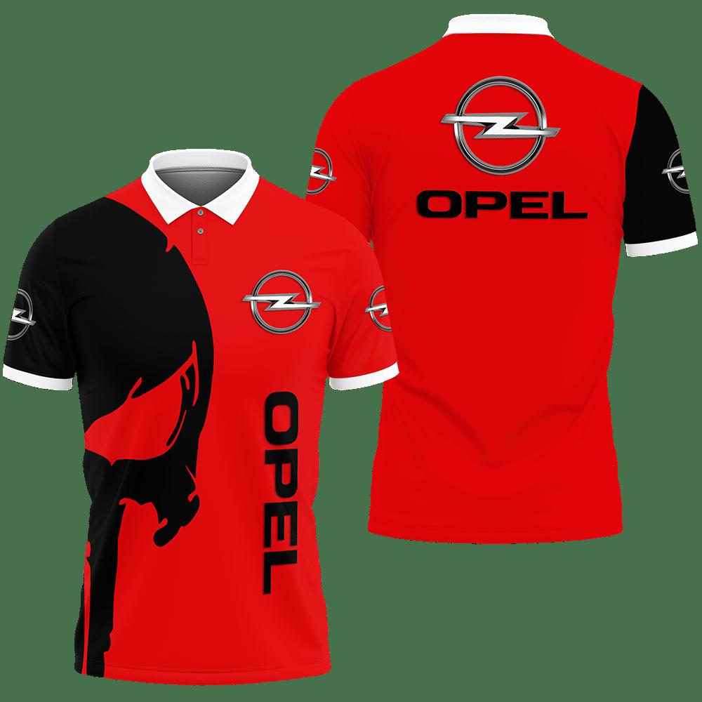 3D Printed Opel Ttt-Va Polo Shirt Ver 4 (Red)