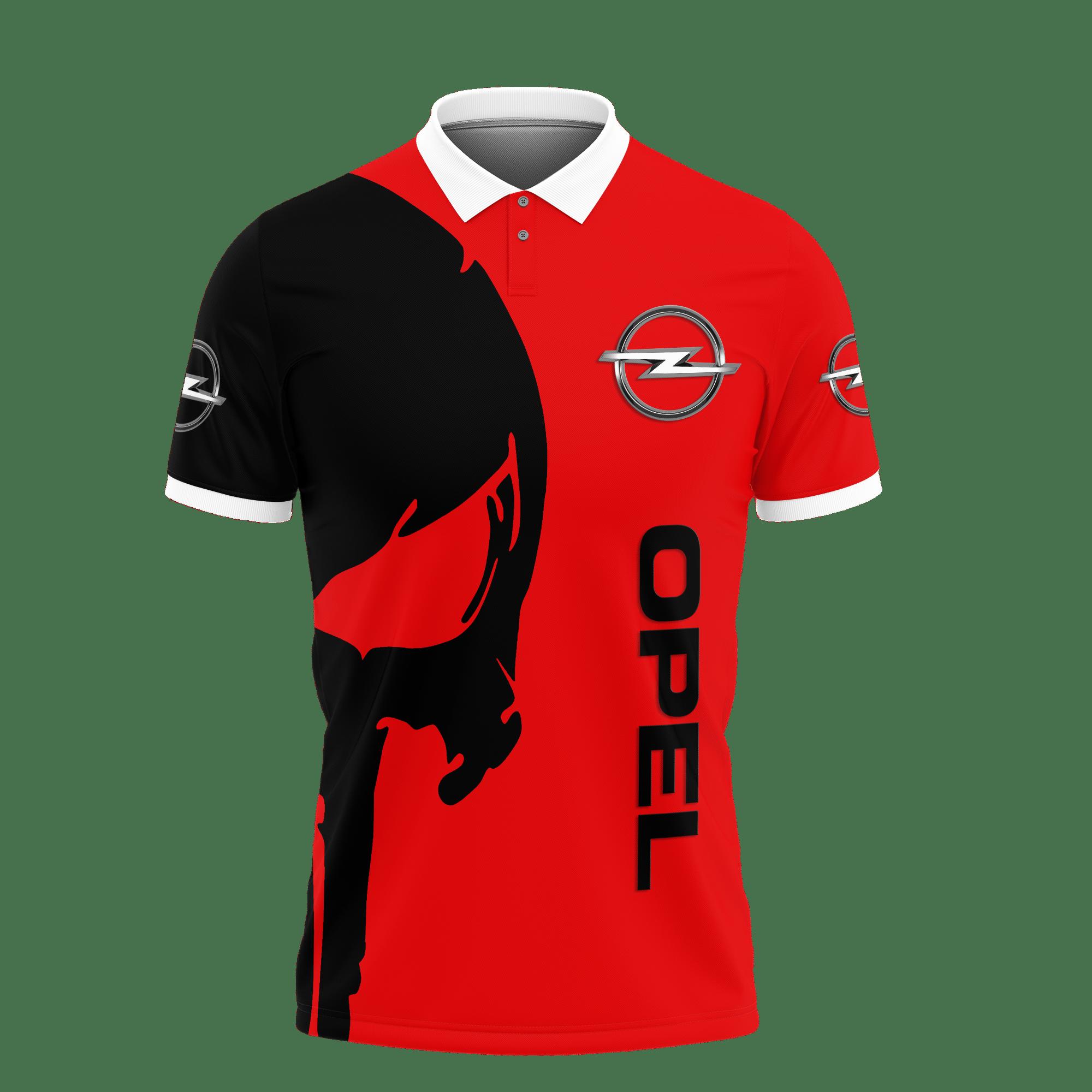 3D Printed Opel Ttt-Va Polo Shirt Ver 4 (Red) - Image 2