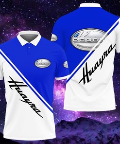 3D Printed Pagani NQP-HT Polo Shirt Ver 2 (Blue)
