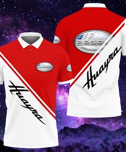 3D Printed Pagani NQP-HT Polo Shirt Ver 2 (Red)