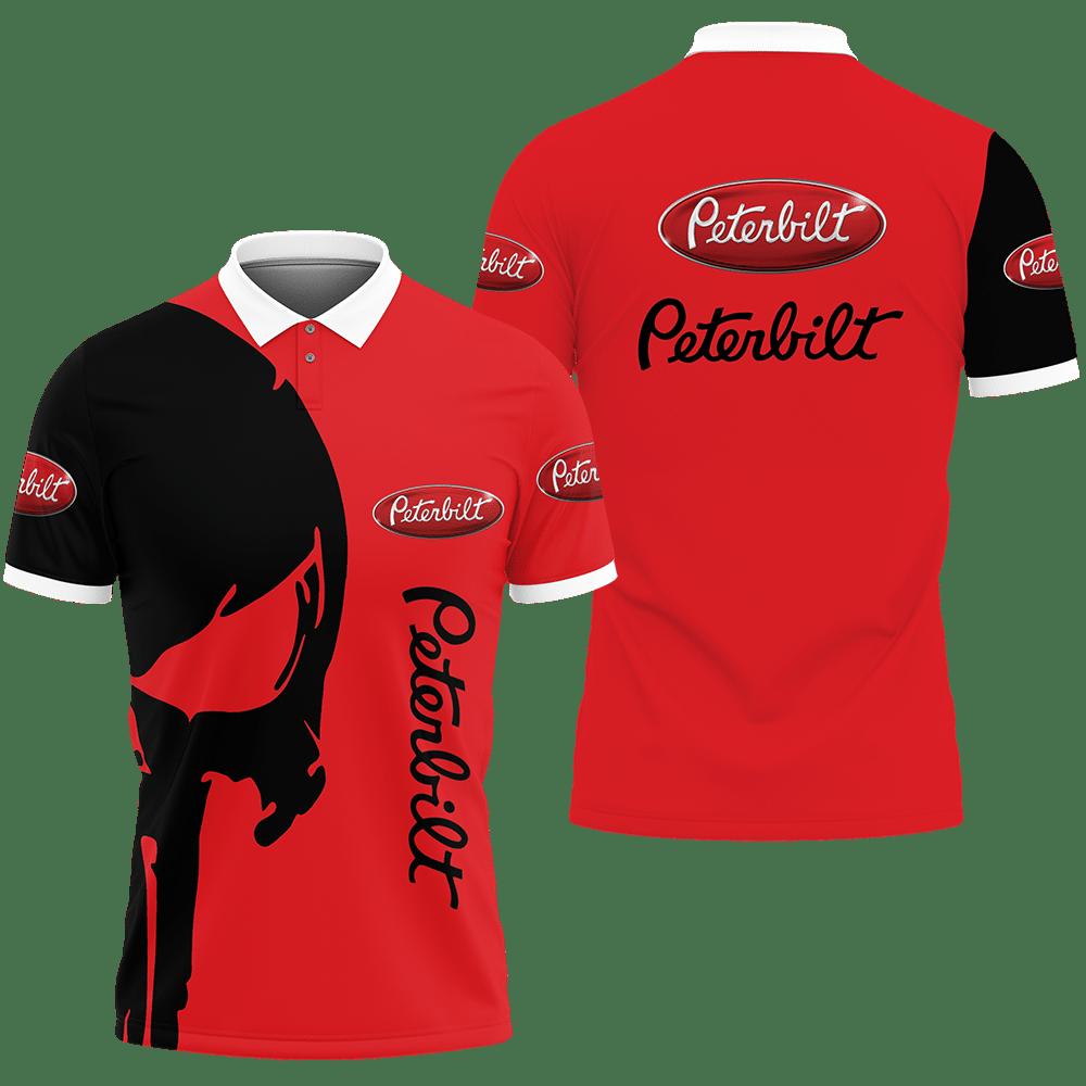 3D Printed Peterbilt Ttt-Lt Polo Shirt Ver 1 (Red)
