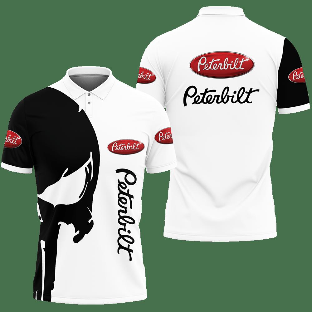 3D Printed Peterbilt Ttt-Lt Polo Shirt Ver 1 (White)