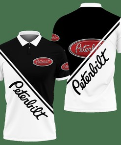 3D Printed Peterbilt Vth-Hl Polo Shirt Ver 1 (Black)