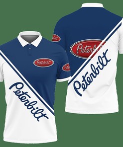 3D Printed Peterbilt Vth-Hl Polo Shirt Ver 1 (Blue)