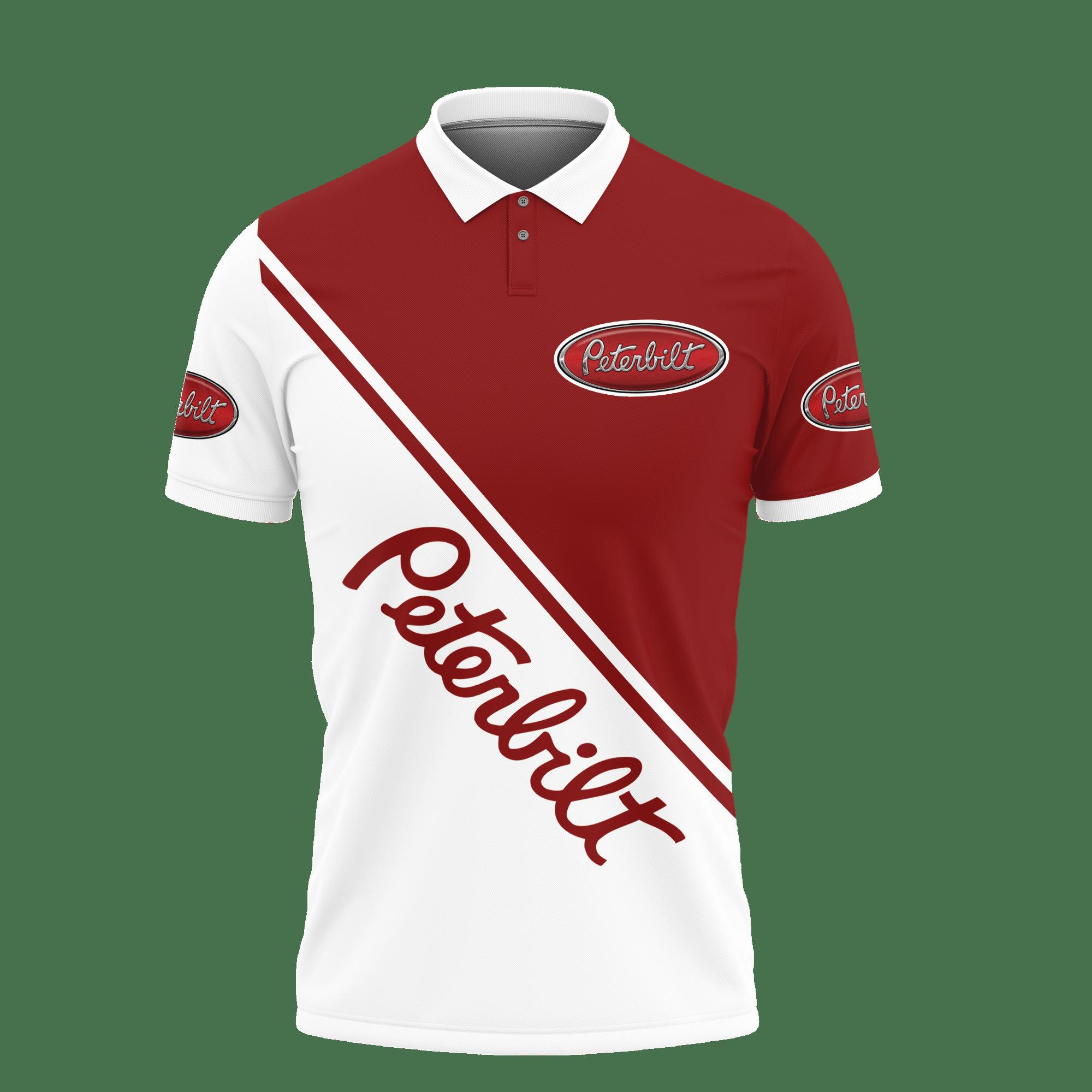 3D Printed Peterbilt Vth-Hl Polo Shirt Ver 1 (Red) - Image 2