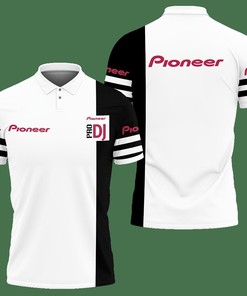 3D Printed Pioneer Dj Nth-Lt Polo Shirt Ver 1 (White)