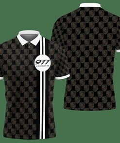 3D Printed Po 911 An-Nh Polo Shirt Ver 1 (Black)