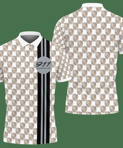 3D Printed Porsche 911 An-Nh Polo Shirt Ver 1 (White)