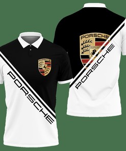 3D Printed Porsche An-Hl Polo Shirt Ver 1 (White)