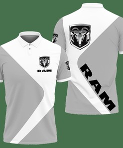 3D Printed Ram Truck Lph-Hl Polo Shirt Ver 3 (Grey)