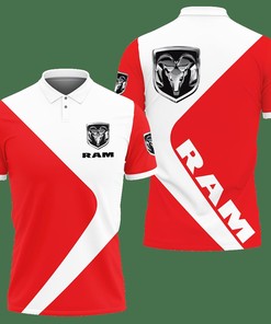 3D Printed Ram Truck Lph-Hl Polo Shirt Ver 3 (Red)