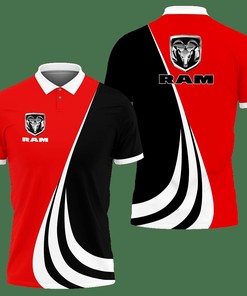 3D Printed Ram Truck Lph-Va Polo Shirt Ver 1 (Red)