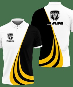 3D Printed Ram Truck Lph-Va Polo Shirt Ver 1 (White)
