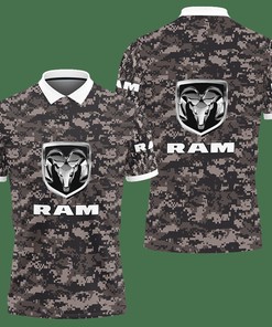 3D Printed Ram Trucks Nct-Ht Polo Shirt Ver 1 (Black)