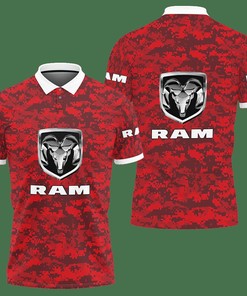 3D Printed Ram Trucks Nct-Ht Polo Shirt Ver 1 (Red)