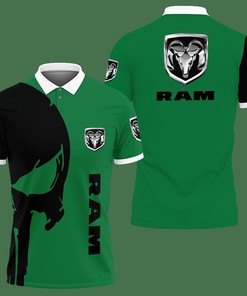 3D Printed Ram Trucks Nct-Lt Polo Shirt Ver 2 (Green)