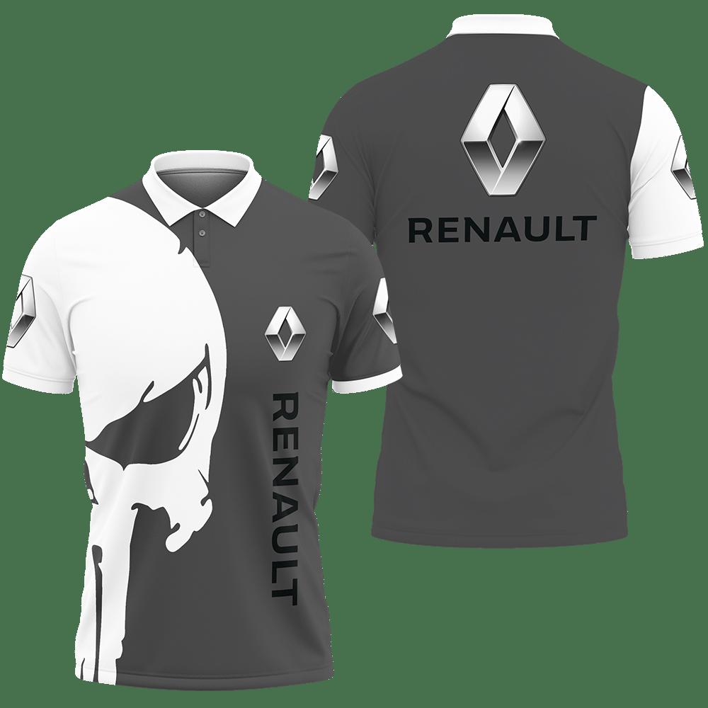 3D Printed Renault Ttt-Lt Polo Shirt Ver 1 (Grey)