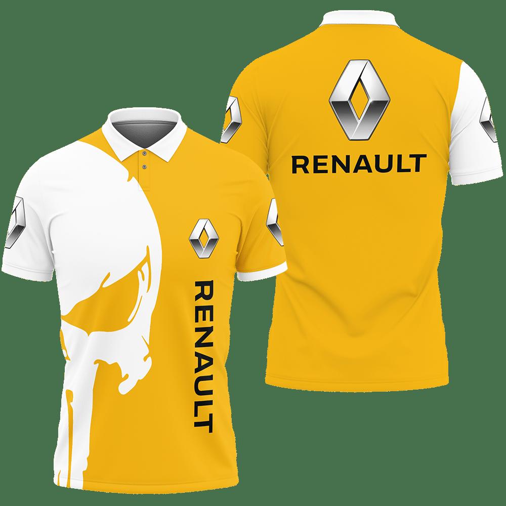 3D Printed Renault Ttt-Lt Polo Shirt Ver 1(Yellow)