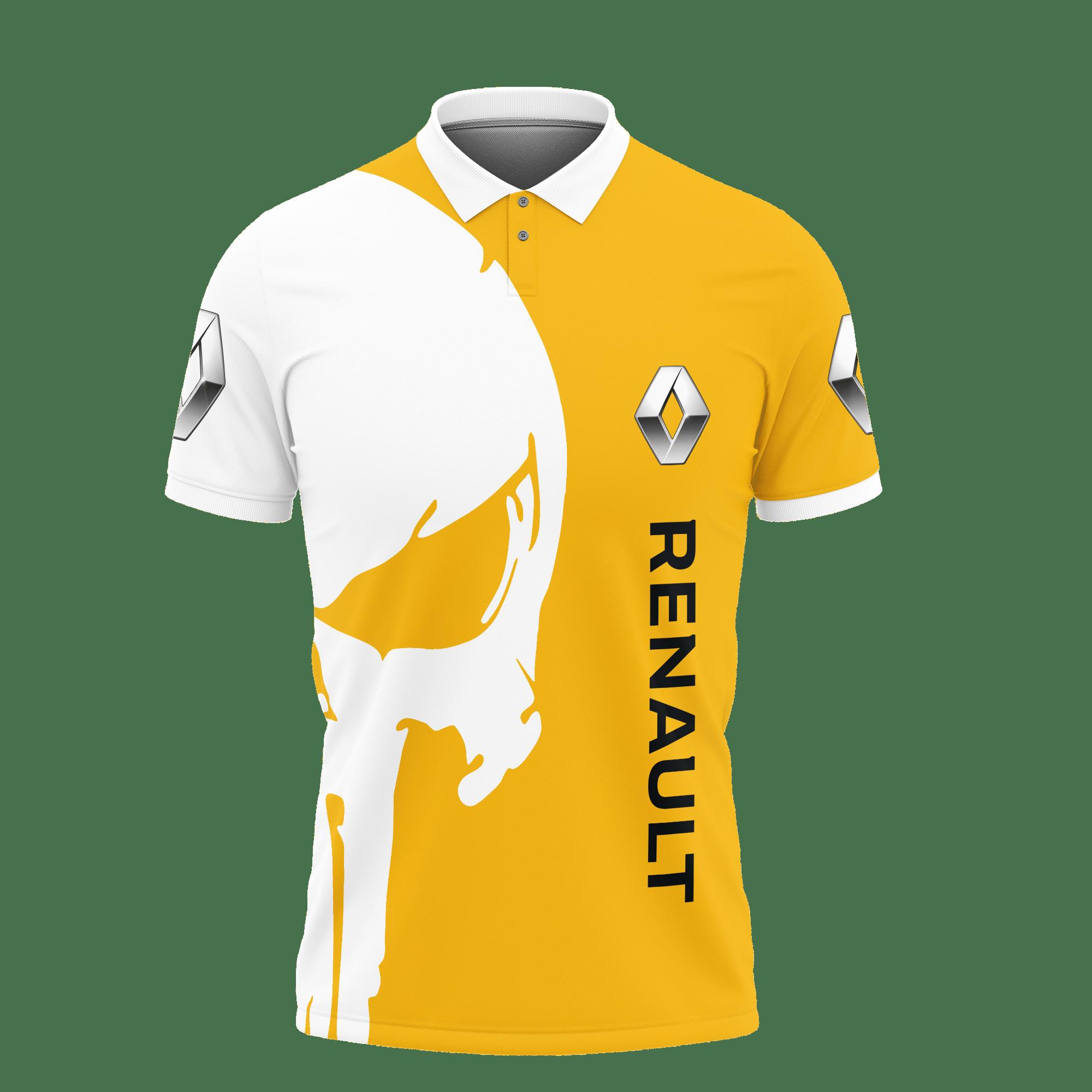 3D Printed Renault Ttt-Lt Polo Shirt Ver 1(Yellow) - Image 2