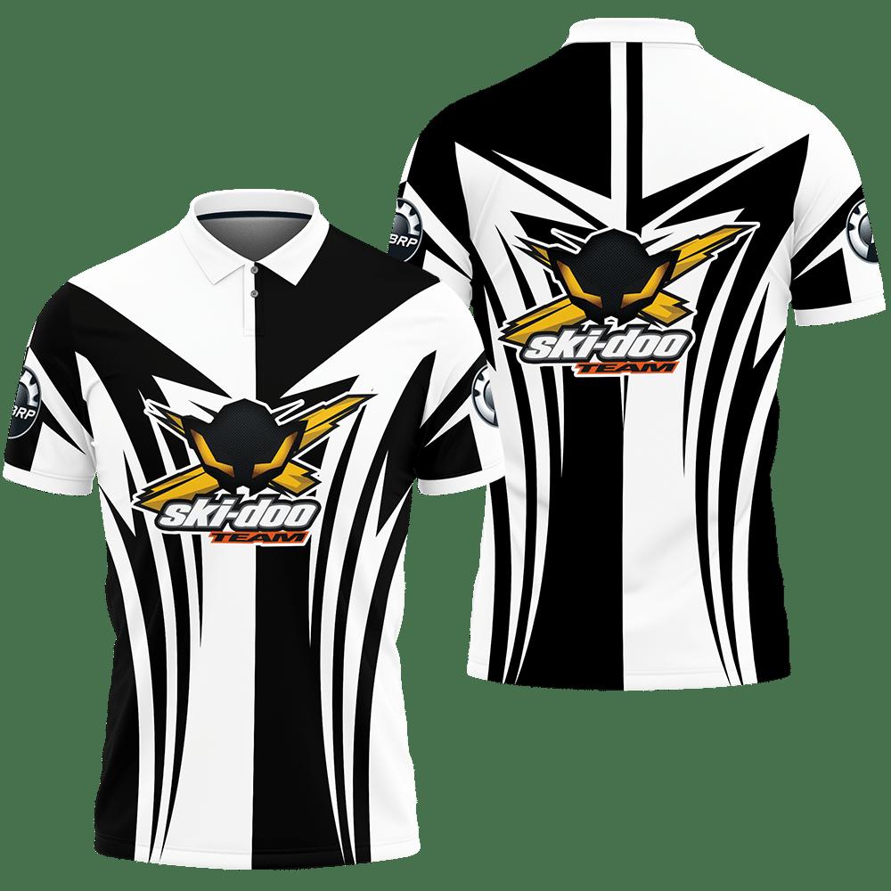 3D Printed Ski-Doo Lph-Ht Polo Shirt Ver 1 (Black)