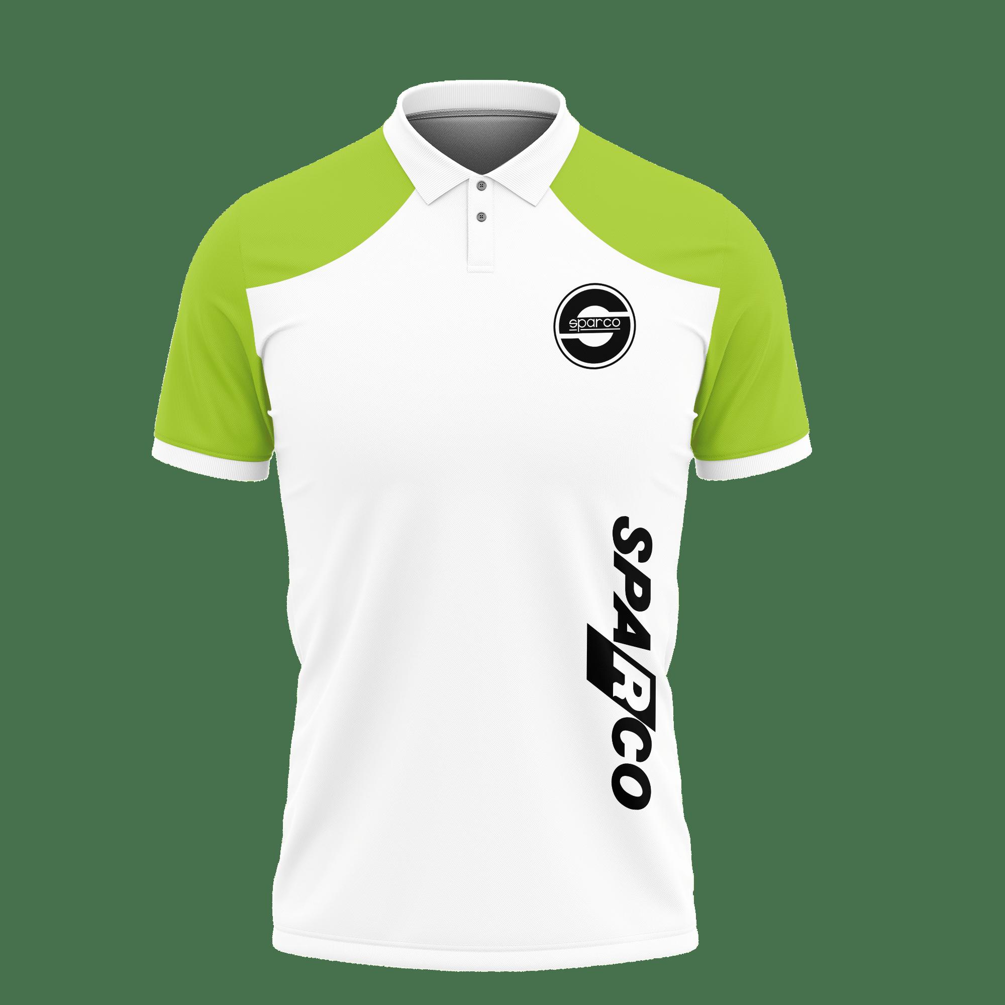 3D Printed Sparco An-Lt Polo Shirt Ver 1 (Green) - Image 2