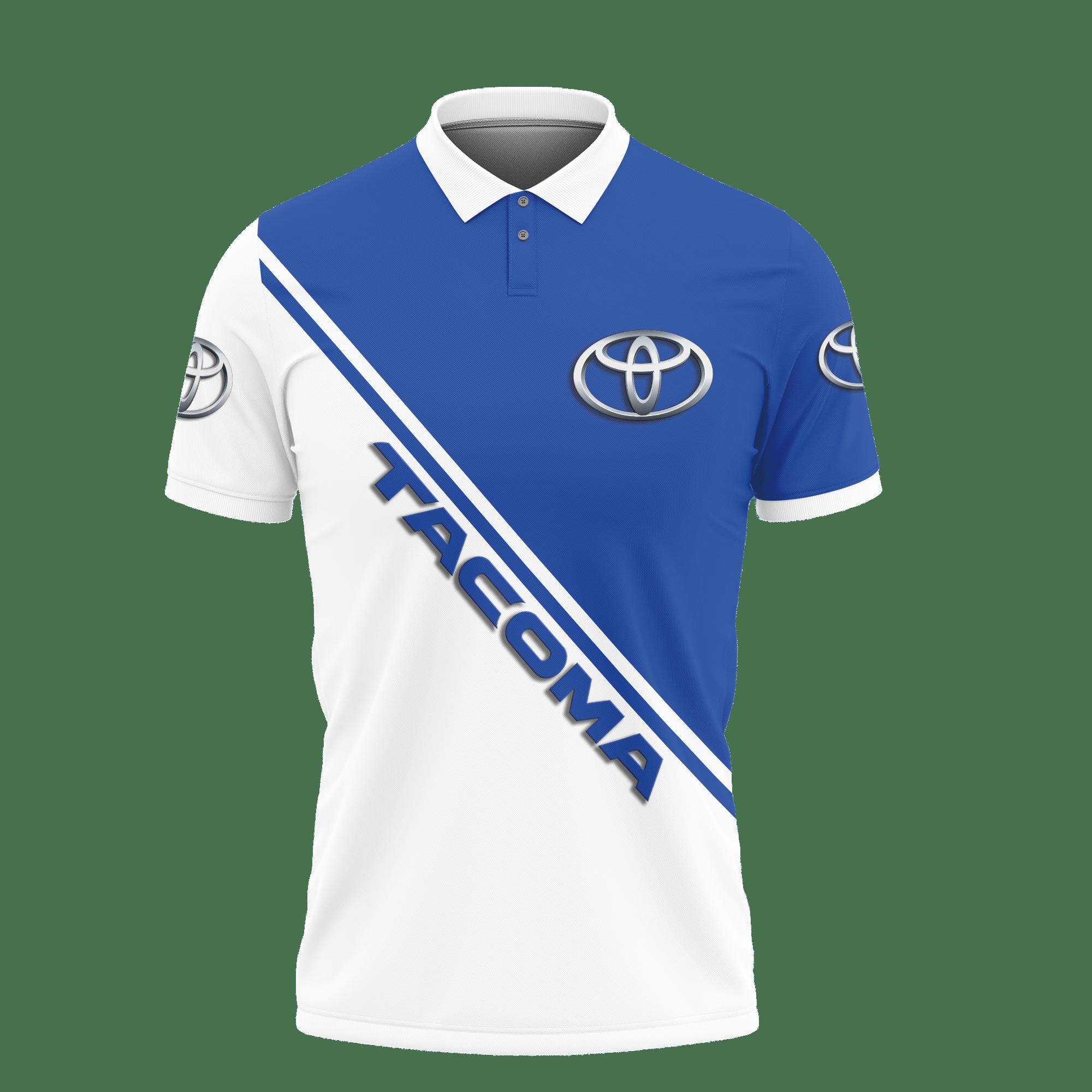 3D Printed Tacoma NQP-VA Polo Shirt Ver 2 (Blue) - Image 2