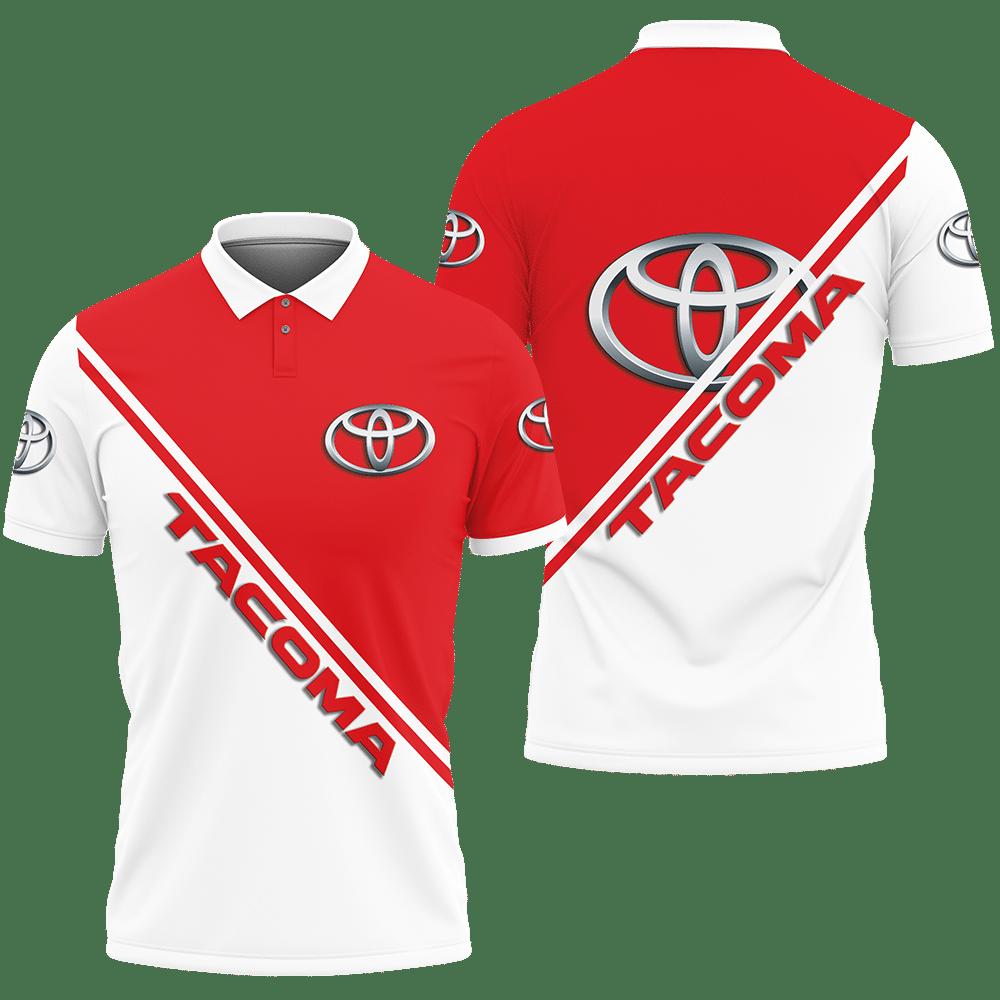 3D Printed Tacoma Nqp-Va Polo Shirt Ver 2 (Red)