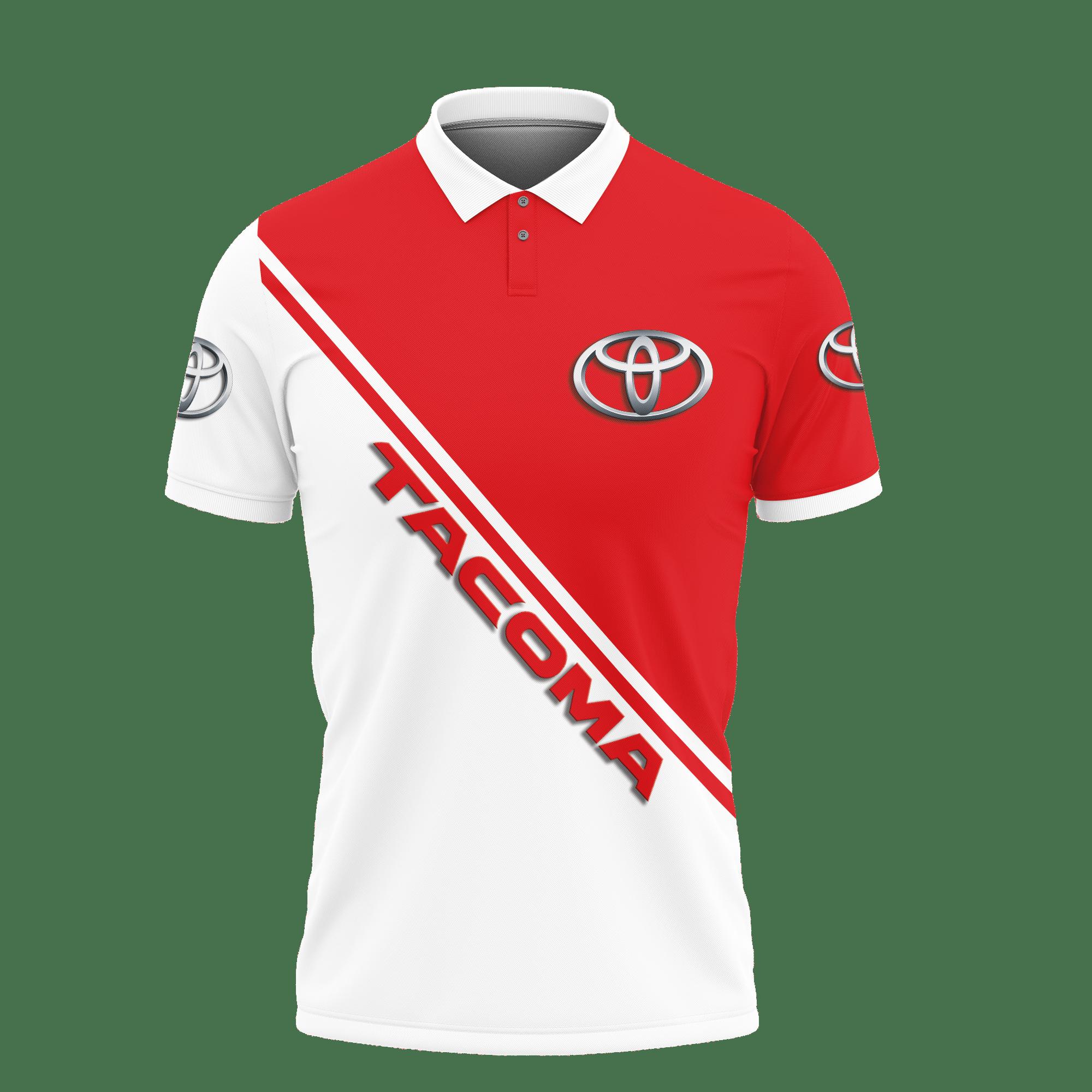 3D Printed Tacoma Nqp-Va Polo Shirt Ver 2 (Red) - Image 2