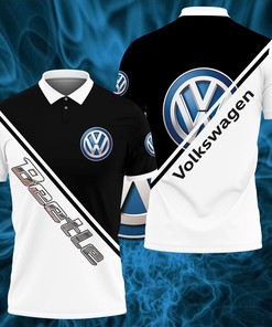 3D Printed Volkswagen Beetle Nqp-Lt Polo Shirt Ver 1 (Black)