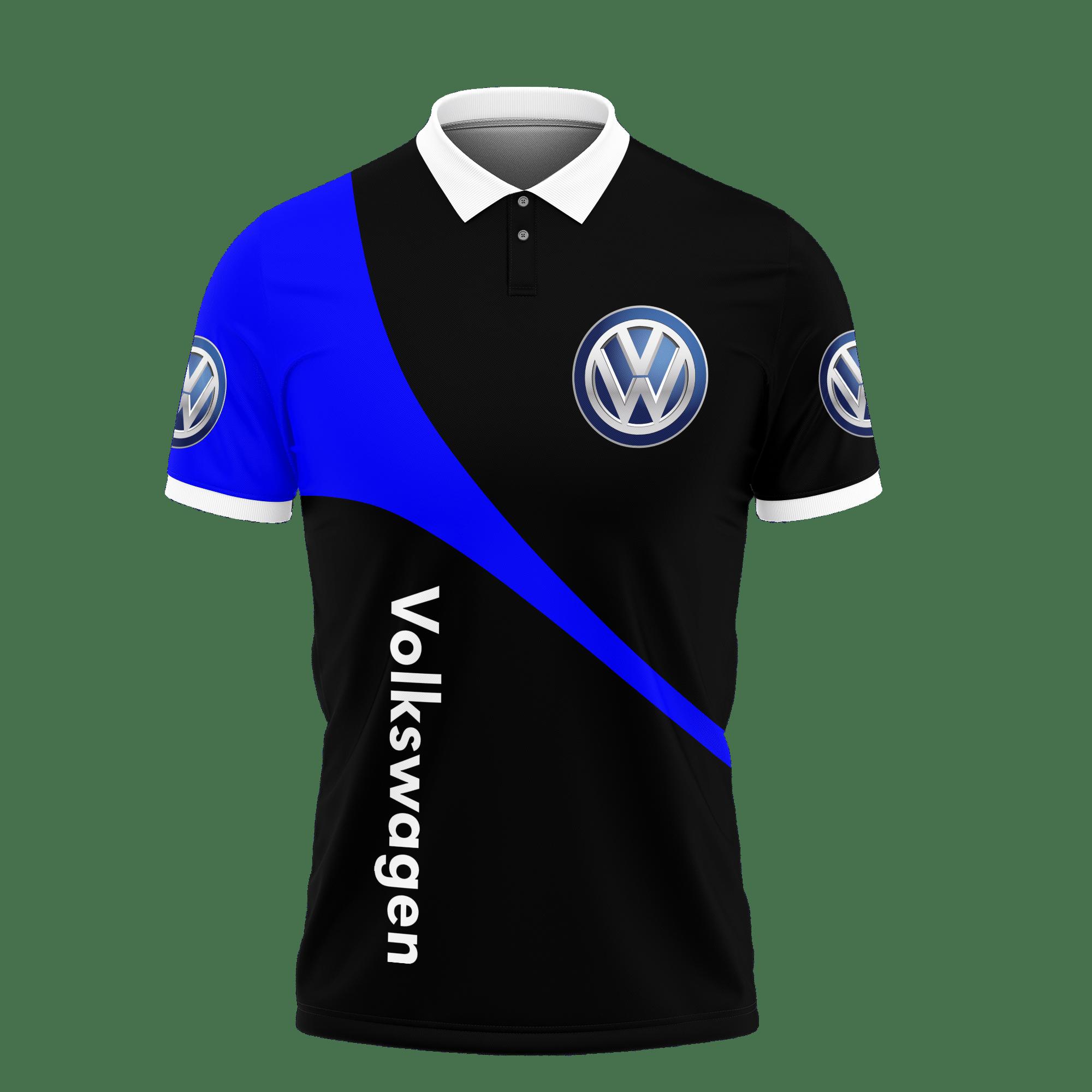 3D Printed Volkswagen PVT-HL Polo Shirt Ver 2 (Blue) - Image 2
