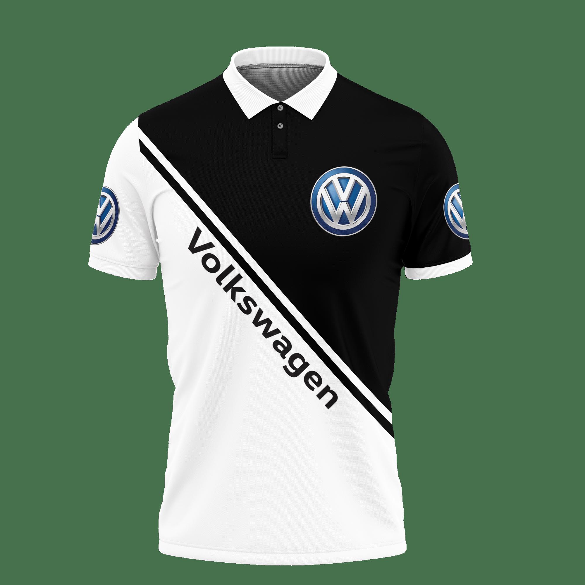3D Printed Volkswagen PVT-LT Polo Shirt Ver 1 (Black) - Image 2