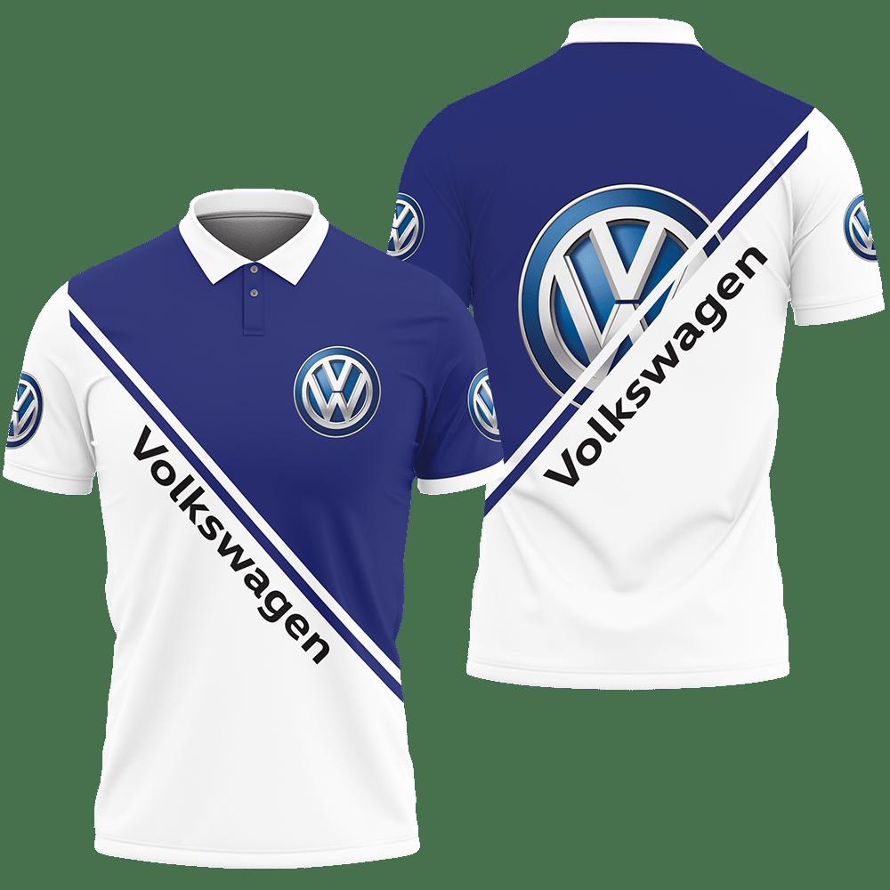 3D Printed Volkswagen PVT-LT Polo Shirt Ver 1 (Blue)