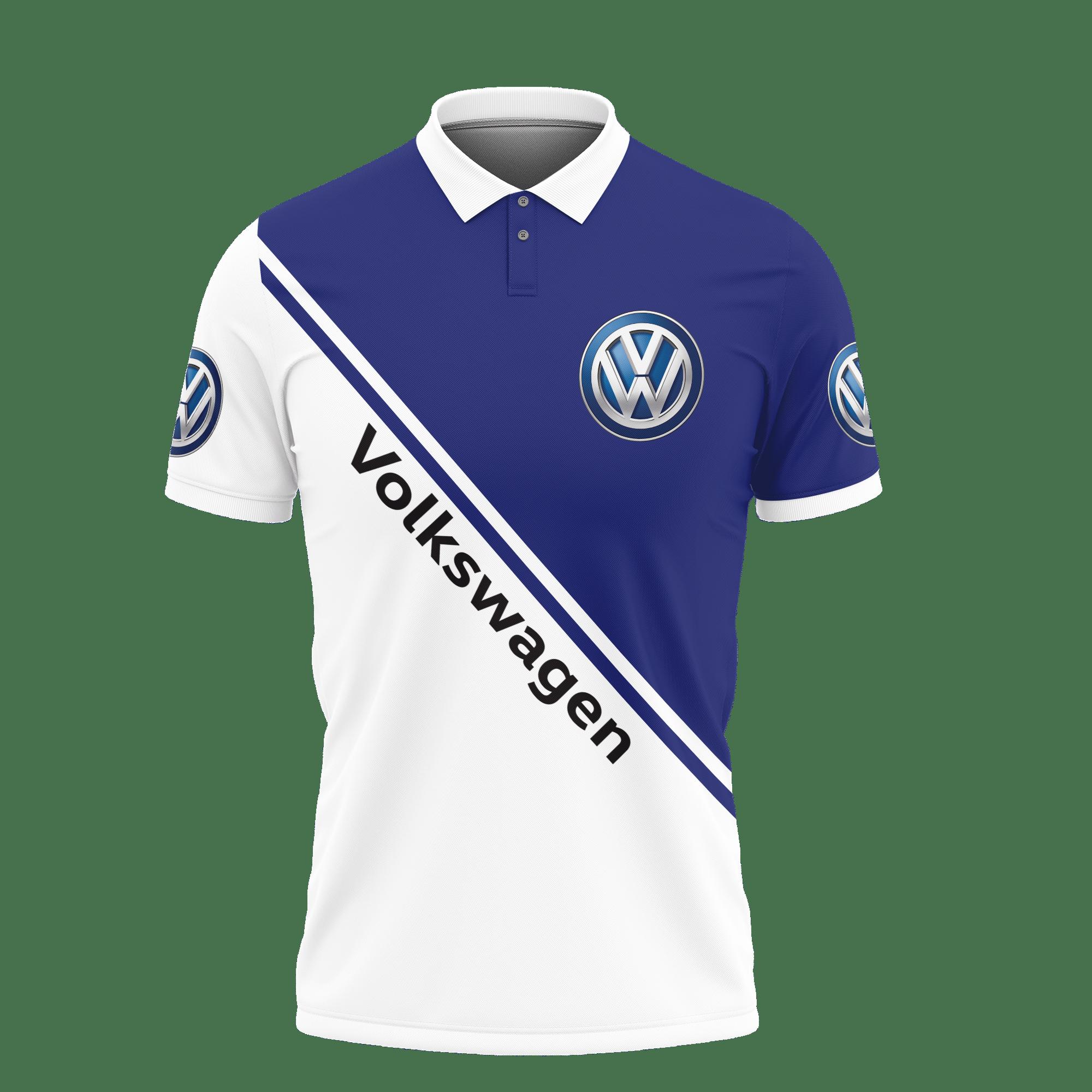 3D Printed Volkswagen PVT-LT Polo Shirt Ver 1 (Blue) - Image 2