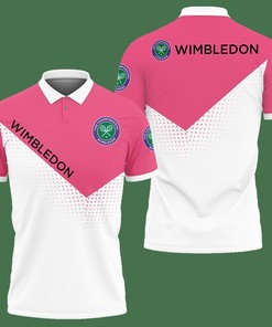3D Printed Wimbledon Pvt-Hl Polo Shirt Ver 2 (Pink)