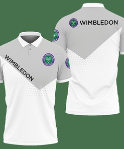 3D Printed Wimbledon Pvt-Hl Polo Shirt Ver 2 (White)