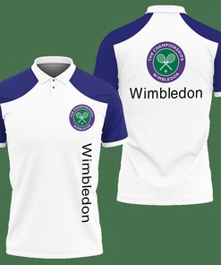 3D Printed Wimbledon Pvt-Lt Polo Shirt Ver 1 (Blue)