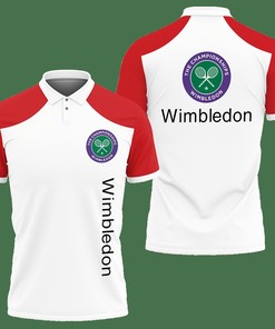 3D Printed Wimbledon Pvt-Lt Polo Shirt Ver 1 (Red)