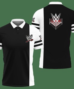 3D Printed Wwe Tnt-Va Polo Shirt Ver 1 (Black)