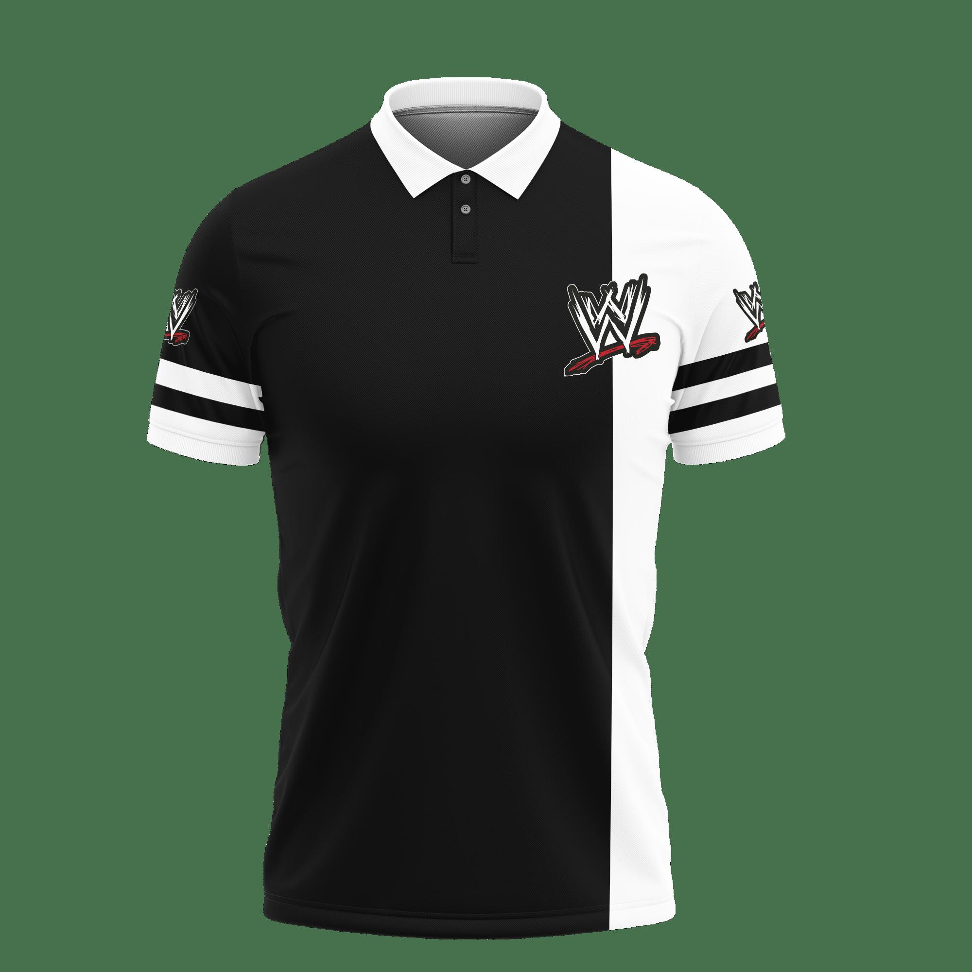 3D Printed Wwe Tnt-Va Polo Shirt Ver 1 (Black) - Image 2
