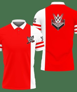 3D Printed Wwe Tnt-Va Polo Shirt Ver 1 (Red)