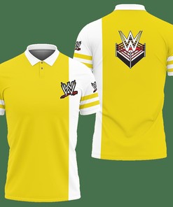 3D Printed Wwe Tnt-Va Polo Shirt Ver 1 (Yellow)