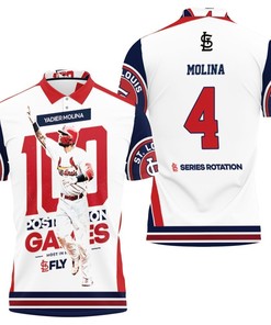 4 Molina Top 100 St Louis Cardinals Polo Shirt All Over Print Shirt 3d T-shirt