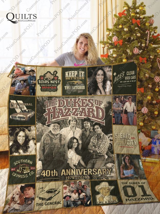 40th Anniversary The Duke Of Hazzard Quilt Blanket Bedding Set