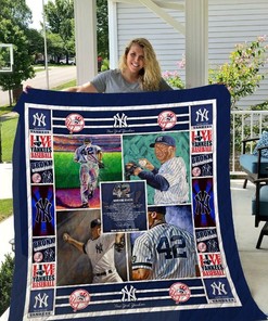 42 Years Of Mariano Rivera New York Yankees Quilt Blanket Bedding Set