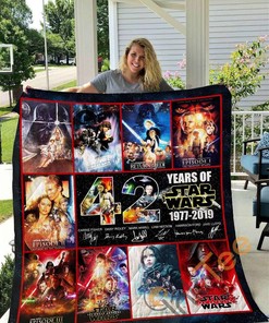 42 Years Of Star Wars Quilt Blanket Bedding Set