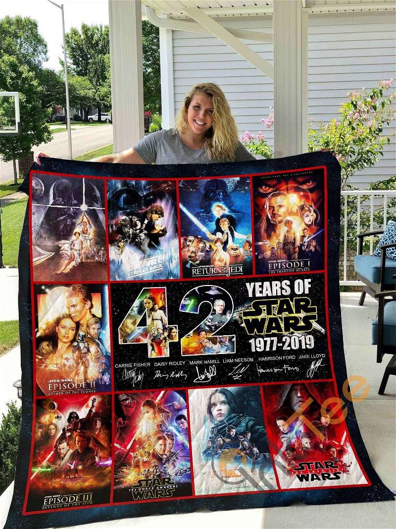 42 Years Of Star Wars Quilt Blanket Bedding Set