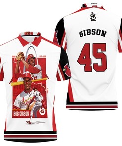 45 Gibson St Louis Cardinals Polo Shirt All Over Print Shirt 3d T-shirt