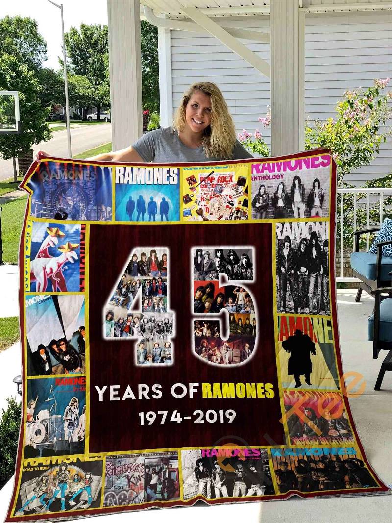 45 Years Of Ramones Quilt Blanket Bedding Set