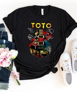 45 Years Of Toto 1977 2022 Signatures T-Shirt